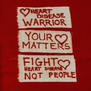 Heart Disease Warrior Patches